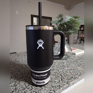 Hydro Flask Black Travel Tumbler